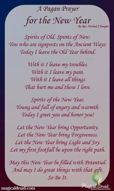 A Pagan Prayer for the New Year – Witches Of The Craft® Prayer For The New Year, Pagan Prayers, New Years Prayer, Pagan Beliefs, Pagan Prayer, New Years Traditions, Witch Tips, Wiccan Magic, Witchy Tips