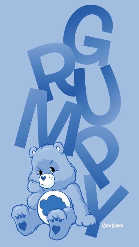 Care Bear Grumpy Wallpaper, Care Bears Grumpy Bear Wallpaper, Blue Care Bear Wallpaper, Grumpy Bear Aesthetic Wallpaper, Blue Care Bears Aesthetic, Care Bear Wallpaper Iphone, Grumpy Care Bear Wallpaper, Cute Care Bears Wallpaper, Grumpy Bear Wallpaper