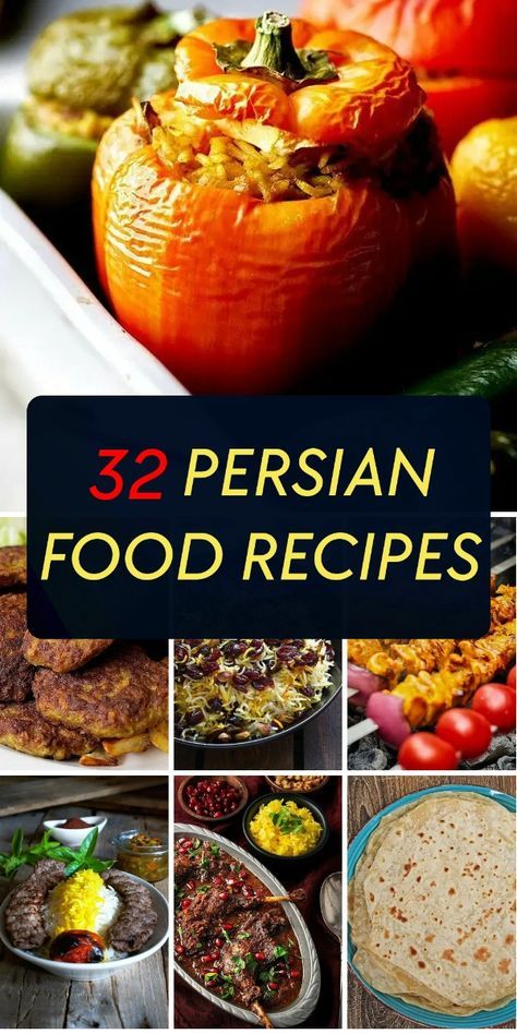 Indulge in the rich flavors of Iranian cuisine with these 32 traditional Persian food recipes. From kebabs to stews, discover new dishes to delight your taste buds. Persian Food Iranian Cuisine, Persian Food Recipes, Afghan Food Recipes, Iranian Recipes, Iranian Cuisine, Middle East Food, Moroccan Cooking, Tagine Recipes, Middle East Recipes