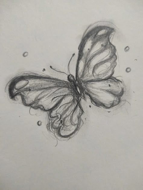 Cool Pencil Drawings, Meaningful Drawings, Butterfly Drawing, Easy Doodle Art, Easy Doodles Drawings, Easy Drawings Sketches, Doodles Drawings, Cute Doodles Drawings, Doodle Art Designs