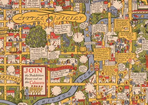 Geography Isn’t Sacred in the Playful World of Pictorial Maps Monte Everest, Prohibition Era, New Knowledge, Pictorial Maps, A Sense Of Place, Los Angeles City, Art Deco Movement, Mystery Of History, Sense Of Place