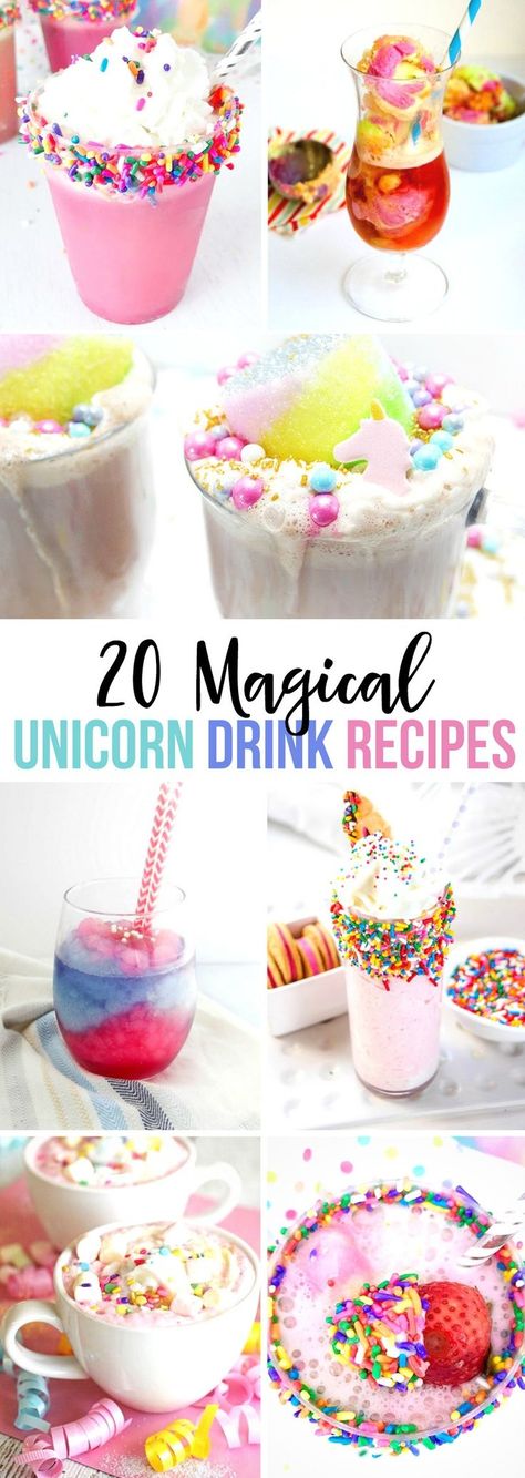 Unicorn Recipes, Unicorn Drink, Unicorn Party Food, Unicorn Ideas, Unicorn Food, Unicorn Desserts, Unicorn Treats, Unicorn Party Ideas, Unicorn Stuff