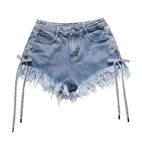 204da255aea2cd4a75ace6018fad6b4ddesc48024994ri Ripped High Waisted Jeans, Tokyo Street Fashion, Trendy Swimwear, Hot Shorts, Denim Details, Soft Grunge, Grunge Style, Cute Shorts, Doc Martens