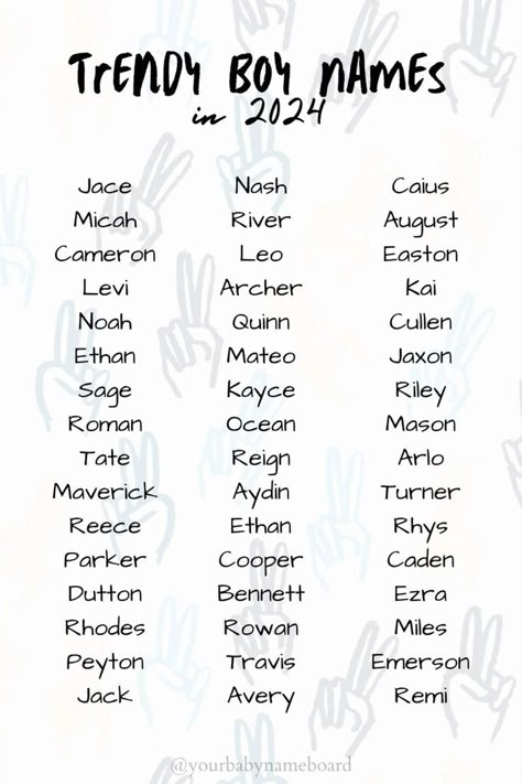 Trendy Boy Names, American Boy Names, Southern Baby Names, Oc Names, Character Name Ideas, Names For Characters, Boys Names, Sweet Baby Names, Baby Name Ideas