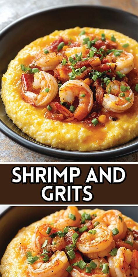 Looking for a hearty and flavorful dish that captures the essence of Southern cooking? Shrimp and Grits is more than just comfort food; it's a true celebration of Southern heritage! This savory combination of tender, juicy shrimp and creamy grits will transport your taste buds to the heart of the South. 🌾🌞   👉 Try this recipe today and bring a taste of the South to your kitchen!  #ShrimpAndGrits #SouthernCuisine #ComfortFood #SeafoodLovers #EasyRecipes Best Shrimp And Grits Recipe, Shrimp And Cheese Grits, Easy Shrimp And Grits, Cheese Grits Recipe, Southern Shrimp And Grits, Shrimp Grits Recipe, Cooking Shrimp, Heart Of Dixie, Cajun Shrimp And Grits