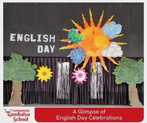 An exciting day filled with language, literature, and lots of fun at Chitrakoota Kaushalya. English is not just a language; it's a gateway to the diverse worlds of literature, culture, and communication. Throughout the event, we will embark on a journey to discover the beauty and power of the English language. #ChitrakootaKaushalya #Englishday #EnglishLanguage #Culture #literature #Language English Subject, English Culture, English Day, Culture Day, The English, English Language, Communication, Literature, The Beauty