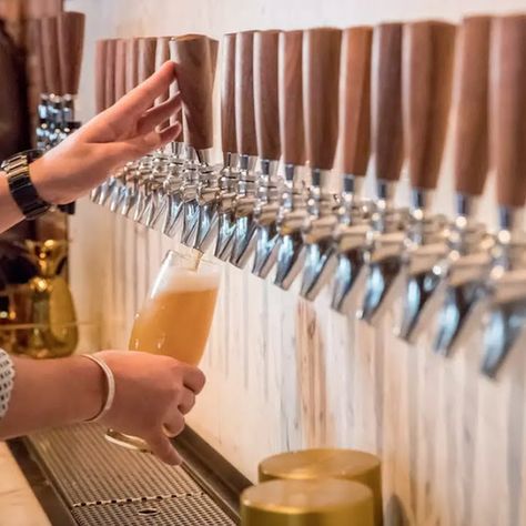 Brewery Architecture, Coffee Tap, Tap Beer, Marky Mark, Brew Bar, Home Brewery, Beer Hall, Grill Restaurant, Beer Tap Handles