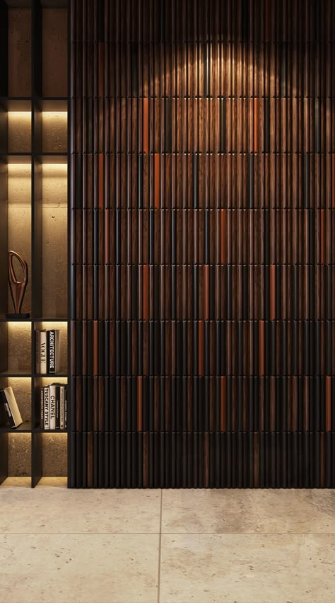 Wooden Wall Paneling, Wall Paneling Design, Jazz House, Paneling Design, Modern Hotel Lobby, Old Bakery, Modern Restaurant Design, Library Interior, Wall Decorating Ideas