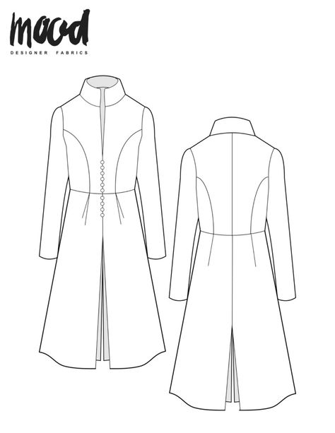 Coat Patterns Sewing Women Free, Sewing Patterns For Men, Shadow Bone, Vest Sewing Pattern, Pattern Outfits, Coat Pattern Sewing, Clothes Making, Costume Sewing Patterns, Free Sewing Patterns