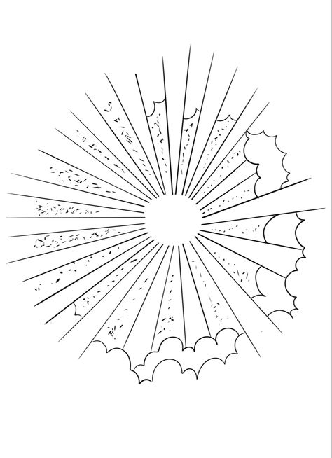 Sun Burst Tattoo Design, Sun And Clouds Tattoo Design, Clouds And Rays Tattoo Design, Cross With Rays Tattoo, Sun Shining Through Clouds Tattoo, Sunrays Tattoo Design, Cross With Sun Rays Tattoo, Sun Light Tattoo, Sunray Tattoo