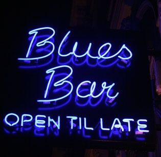 Blues Bar Neon Blues Bar, Rhapsody In Blue, Everything Blue, Blue Bar, All Things Blue, The Color Blue, Moody Blues, Blues Music, Jazz Blues