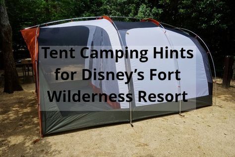 Disney Camping Fort Wilderness, Camping At Fort Wilderness Disney, Disney Fort Wilderness Campground, Fort Wilderness Campground, Fort Wilderness Cabins, Disney Fort Wilderness Resort, Tent Hacks, Disneyland Travel, Camping Food List