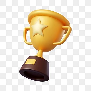 Winner Clipart, Partner Icon, Trophy Illustration, Trophy Clipart, 3d Trophy, Golden Awards, Star Trophy, Certificate Background, Trophy Design