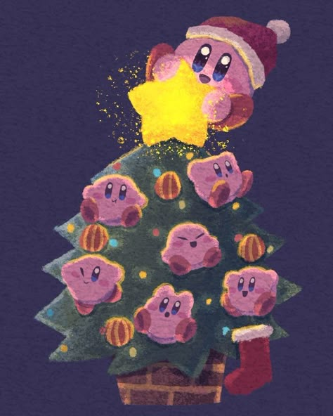 Kirby Winter, Kirby Core, Kirby Christmas, Kirby Pokemon, Kirby Wallpaper, Kirby Nintendo, Kirby And Friends, Kirby Character, Kirby Stuff