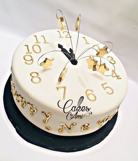 New Year Cake New Year Cake 2025, New Year Cake Ideas, New Years Cakes, New Year Cake Designs, New Year Cake Decoration, New Year Cakes, New Years Eve Dessert, Small Birthday Cakes, New Year Cake