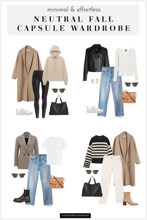 Prague Outfit, Look Short Jeans, Capsule Wardrobe Women, Classic Capsule Wardrobe, Mode Tips, Capsule Wardrobe Outfits, Fashion Capsule Wardrobe, Look Short, Winter Capsule Wardrobe