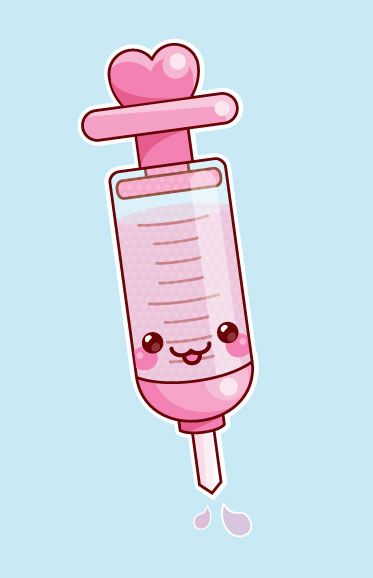 This is 2 of 5 images for my first 500 watchers. I asked the first 5 people to give me an object to face-ify and cute-ify. I started illustrating them and realized it might not fit as one piece, so... Cute Syringe, Syringe Drawing, Wallpaper Backgrounds Pink, Pharmacy Art, Pink Wallpaper Laptop, Backgrounds Pink, Pink Wallpaper Backgrounds, Baby Pink Aesthetic, Yami Kawaii