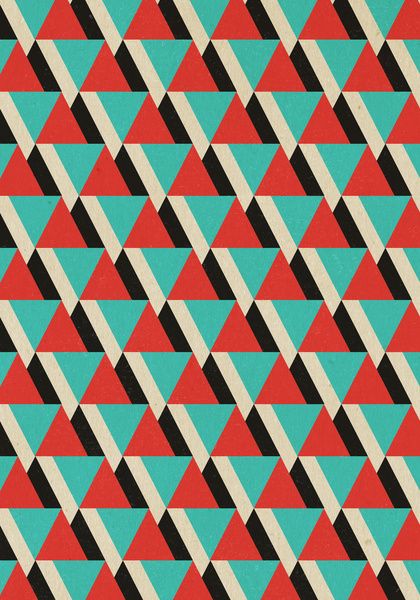 .Retrospect-Triangle Abstract Illustration, Pattern Play, Colour Inspiration, Pattern Inspiration, Pattern Texture, Pattern Illustration, Graphic Patterns, Textile Patterns, Design Patterns