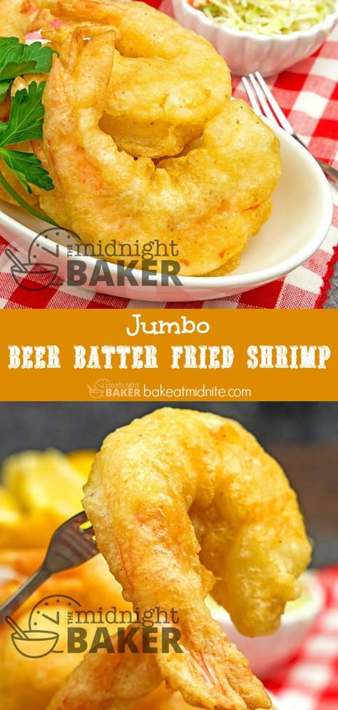 Homemade Fried Shrimp, Batter Shrimp Recipes, Fried Seafood Recipes, Shrimp Batter Recipe, Batter Fried Shrimp Recipes, Shrimp Fry Batter, Deep Fried Shrimp Batter, Batter For Shrimp, Jumbo Shrimp Recipes Easy