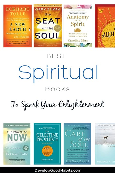 Spirituality Books To Read, Books For Spirituality, Spiritual Psychology Books, Books To Grow Your Mind, Spirituality Books For Beginners, Books For Spiritual Awakening, Healing Books Spiritual, Books On Happiness, Books For Spiritual Growth