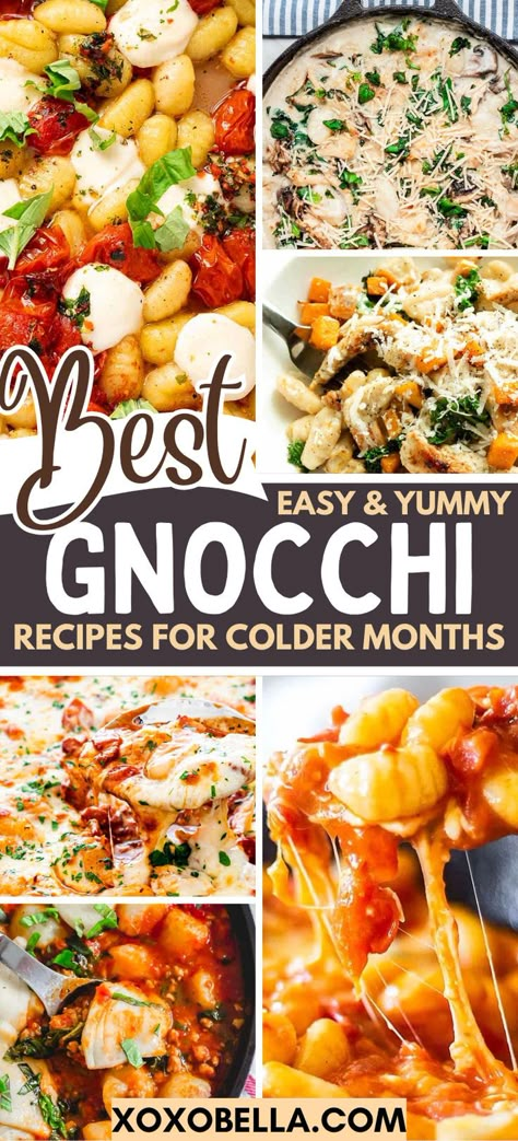 Italian recipes for gnocchi Italian Gnocchi Recipes, Recipes For Toddlers Picky Eaters, Easy Gnocchi Recipes, Recipes Gnocchi, Easy Gnocchi, Easy Vegan Pasta, Italian Gnocchi, Gnocchi Dishes, Pasta Ideas