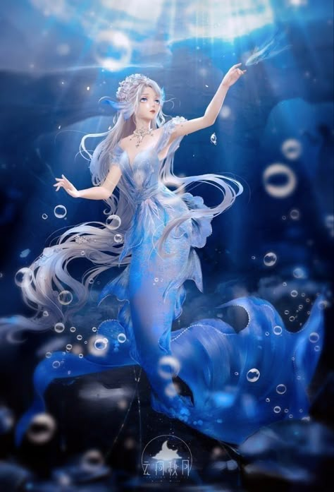 #Meirmaidfairy Mermaid 3d, Tail Ideas, Mermaid Anime, Thousand Sunny, Siren Aesthetic, Mermaid Photography, Anime Mermaid, Mermaid Artwork, Fantasy Mermaids