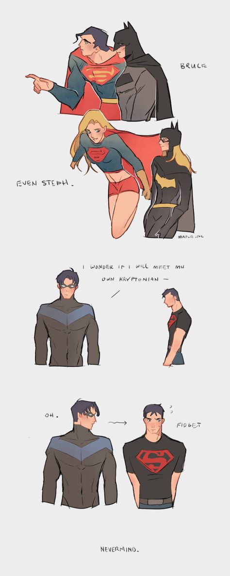 Dc Comics Funny, Superman X Batman, Batfamily Funny, Superman X, Univers Dc, Batman Funny, Batman Universe, Batman Comic Art, Dc Comics Artwork