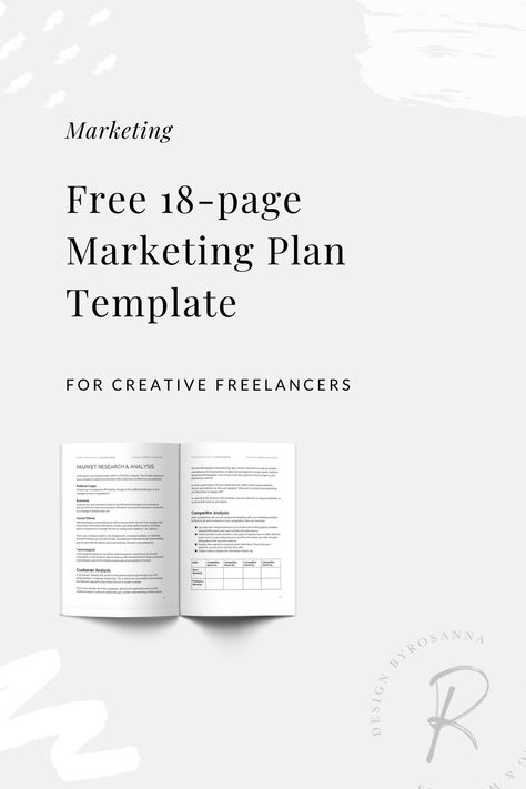 Free Social Media Templates, Marketing Strategy Plan, Marketing Strategy Template, Marketing Plan Template, Network Marketing Tips, Digital Marketing Plan, Pin Template, Business Marketing Plan, Instagram Marketing Tips