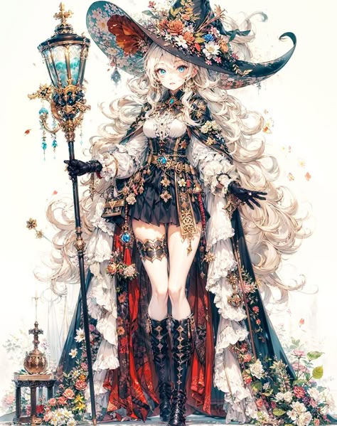 Drag Outfit Ideas, Steampunk Witch, Anime Witch, Model Sketch, Witch Diy, Dark Elegance, Dress Design Drawing, Chibi Anime Kawaii, Fantasy Outfits