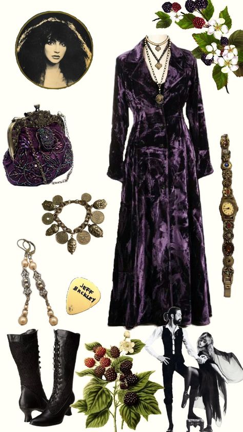 #Witch #Blackberrycore Vintage Witch Aesthetic Outfit, Lunar Witch Outfit, Psychic Outfit, Witch Outfits Aesthetic, Witch Aesthetic Outfit, Witch Ideas, Cosmic Witch, Witchcraft Aesthetic, Witch Clothing