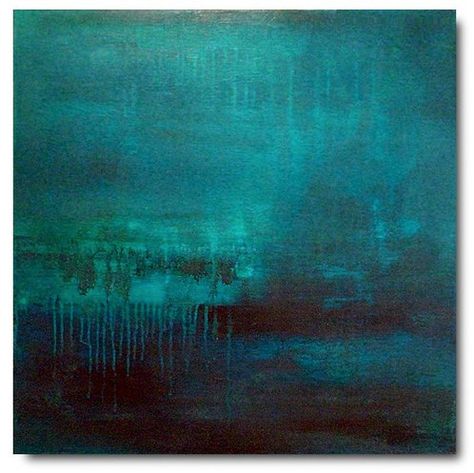 Original Abstract Art Painting, Contemporary Arts, Soyut Sanat Tabloları, Caribbean Blue, Shades Of Teal, Original Abstract Art, Arts Center, Contemporary Artist, Abstract Artists