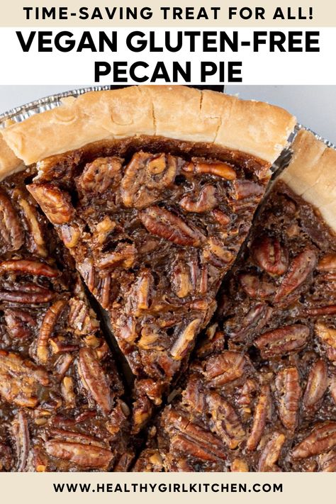 Vegan Gluten Free Pecan Pie, Raw Pecan Pie, Vegan Mini Pecan Pies, Vegan Chocolate Pecan Pie, Vegan Gluten Free Holiday Recipes, Vegan Holiday Meals, Vegan Gluten Free Pie, Vegan Gf Dessert, Meals For Thanksgiving