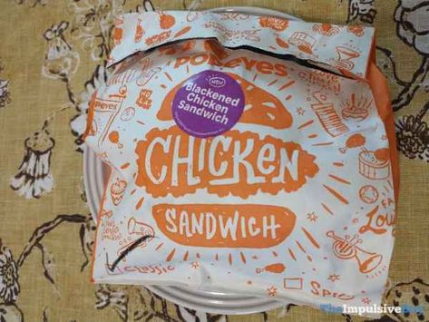 Popeyes Blackened Chicken, Blackened Chicken Sandwich, Popeyes Chicken Sandwich, Chicken Facts, Food Landscape, Chicken Filet, Popeyes Chicken, Blackened Seasoning, Blackened Chicken