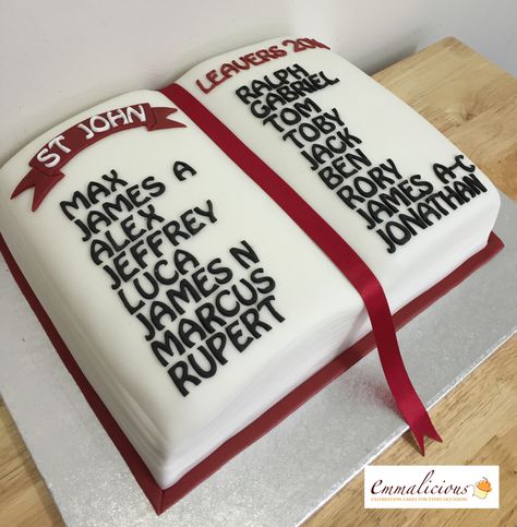 Leavers Cake Prom Cakes Ideas, Leavers Cake, Leavers Party, School Cakes, Goodbye School, Bible Cake, Teacher Cakes, Decor Tort, School Cake