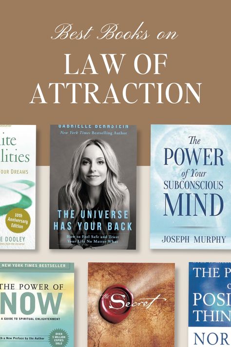 10 Best Law of Attraction Books for Manifesting Your Dreams Manifestation Books To Read, Books Manifestation, Manifest Book, Books For Manifestation, Manifestation Books, Law Of Attraction Books, Best Manifestation Books, The Secret Law Of Attraction Book, Inspirtional Quotes