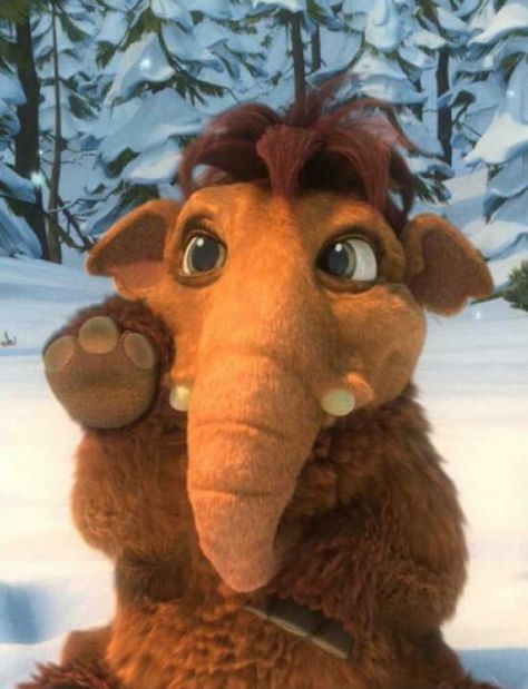 Ice Age (: Peaches is so cute!!! Ice Age Movies, Ice Age, The Ice, Peaches, Elephant