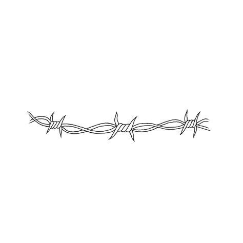 Cute Barbwire Tattoo, Barb Wire Around Wrist Tattoo, Barb Wire Tattoo Traditional, Barbed Wire Tattoo Simple, Barb Wire Tattoo Stencil, Barbwire Tattoo Stencil, Barbwire Stencil, Barbed Wire Stencil, Barbwire Tattoo Design