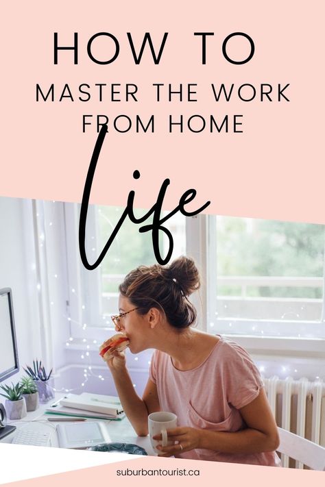 Romanticize Work From Home, Tips For Working From Home, How To Balance Work And Home Life, Work From Home Productivity Tips, Work From Home Inspiration, Work At Home Aesthetic, Working From Home Aesthetic, Work From Home Set Up, Wfh Essentials