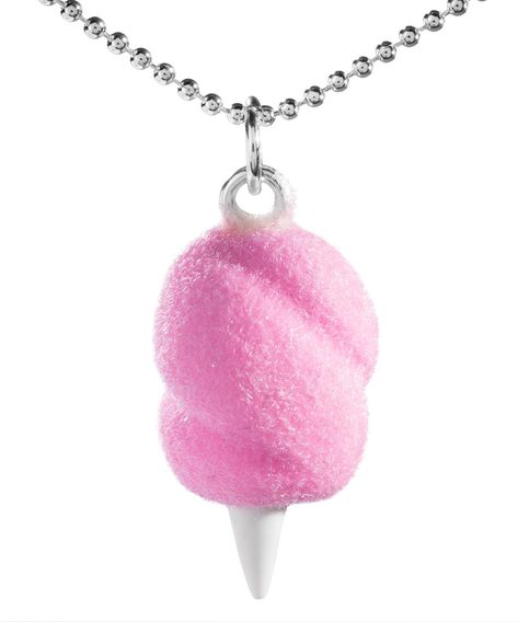 PRICES MAY VARY. Do you like receiving surprises in the mail? These would make the most amazing gifts, no... the ULTIMATE gift for your loved ones! Cute and sweetly scented necklaces handmade into food jewelry by Tiny Hands. Maple syrup, strawberry cupcake, cocoa mocha, mint ice-cream and more! Size: 18 inch silver ball chain necklace, cotton candy is approx 1 1/4" tall Material: Polymer clay, gloss, silver findings Smells like: Strawberry cotton candyWho can forget their first crush? Wandering Mimi Core, Bee Outfit, Candy Accessories, Pink Velvet Cupcakes, Hands Jewelry, Easily Forgotten, Emo Accessories, Strawberry Cupcake, Food Necklace