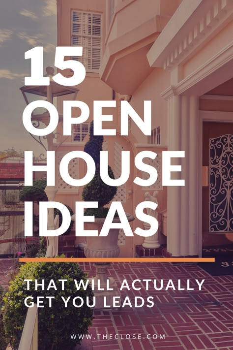 Hosting Open House Real Estate, Open House Ideas For Apartments, Small Business Open House Ideas, Real Estate Grand Opening Ideas, Open House Event Ideas, Open Houses Ideas, Open House Realtor Ideas, Open House Advertising Ideas, Things Realtors Need