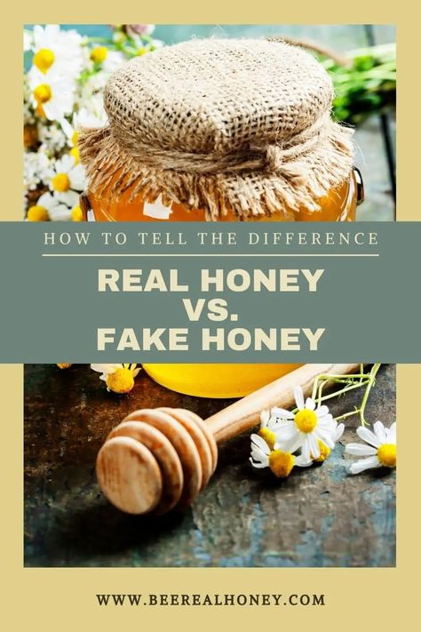 Real Honey vs. Fake Honey – How to Tell the Difference Fake Honey, Real Honey, Pure Honey, Natural Honey, Raw Honey, Have You Ever, How To Know, To Tell, The Original