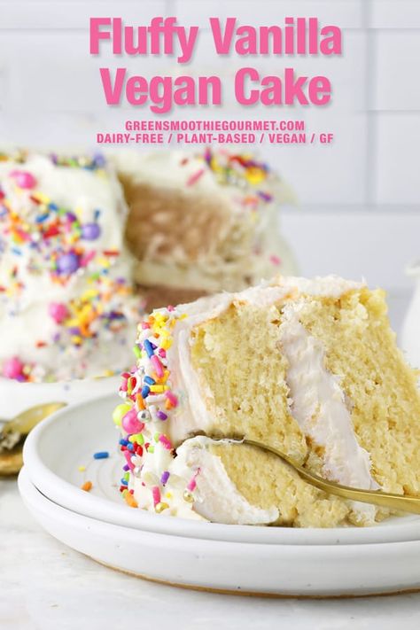 Vegan Gluten Free Yogurt Cake, 6 Inch Vegan Cake, Vanilla Vegan Cake, Gluten Free Vegan Vanilla Cake, Allergen Free Smash Cake, Vegan Gluten Free Birthday Cake, Dairy Egg Free Cake, Dairy Free Egg Free Cake, Vegan Vanilla Cake Recipe