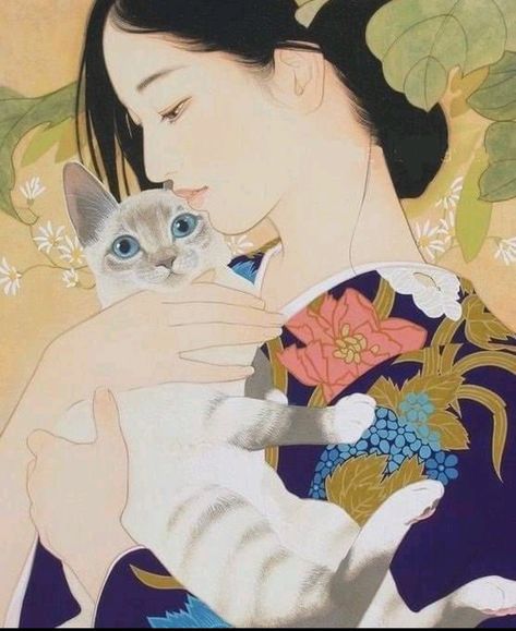 Traditional Korean Art, Geisha Artwork, Chinese Folk Art, Art Chinois, In My Arms, Geisha Art, Asian Painting, Traditional Japanese Art, Ishikawa