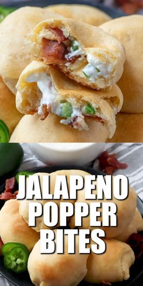 Popper Bites, Jalapeno Popper Bites, Easy Crescent Rolls, Jalapeno Popper, Jalapeno Poppers, Perfect Appetizers, Party Food Appetizers, Crescent Rolls, Quesadillas