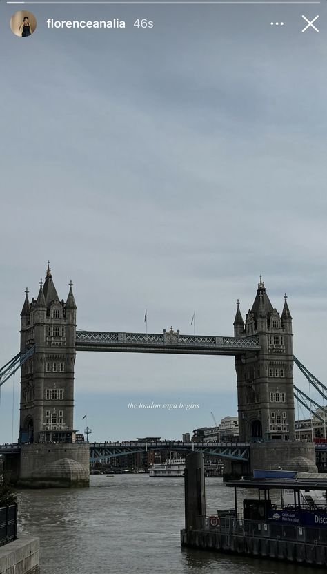 London tower bridge, exchange student in Europe London Story Instagram, London Tower Bridge, London Tower, Tower Bridge London, Exchange Student, Ig Stories, Tower Bridge, Instagram Story, Bridge