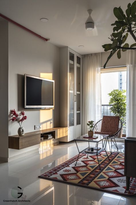 Apartment Interior Design Living Room Indian, Flat Room Design, Small Living Interior Design, Flats Interior Design Ideas, Interior Design 2bhk Apartment, Home Interior Design Indian 2bhk, Indian Flat Interior Ideas 2 Bhk, Small 2 Bhk Flats Interior Indian, 2bhk Apartment Interior