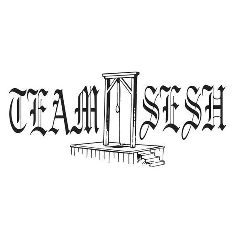 Team Sesh Art, Sesh Tattoo, Hollow Squad, Bones Rapper, Team Sesh, Vinyl Signage, Music Genius, Bone Tattoos, Star Vinyl