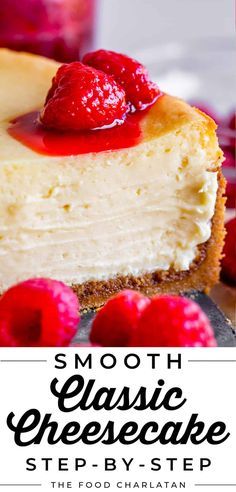 Creamy Cheesecake Recipe, Recipes Cheesecake, The Food Charlatan, Cheesecake Recipes Classic, New York Style Cheesecake, Food Charlatan, Classic Cheesecake, Best Cheesecake, Easy Cheesecake Recipes