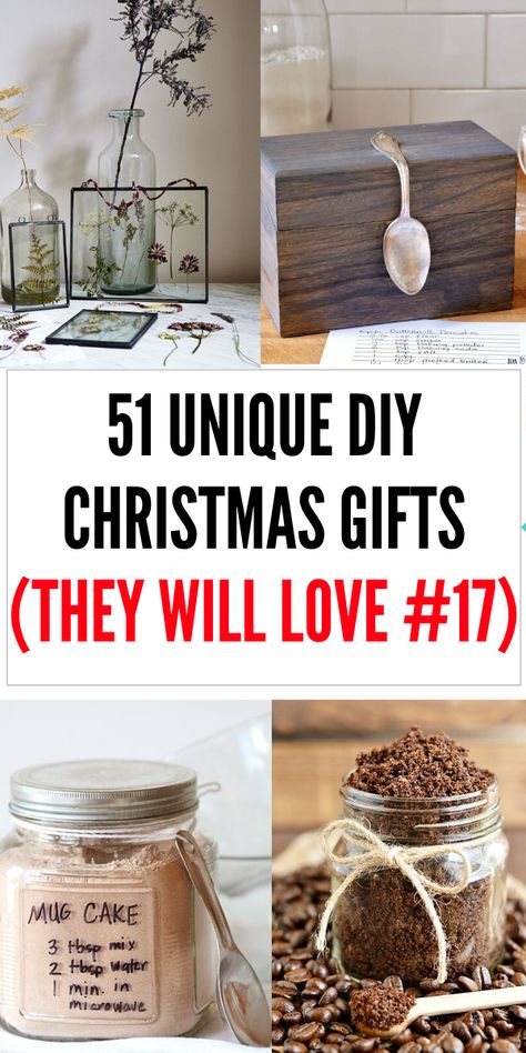 Creative Diy Christmas Gifts, Unique Christmas Gifts Diy, Diy Gifts For Christmas, Diy Christmas Gifts For Family, Easy Diy Christmas Gifts, Diy Xmas Gifts, Cheap Christmas Gifts, Ge Bort, Cheap Christmas