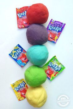 Koolaid Playdough, Playdough Recipe, Homemade Playdough, Poo Pourri, Kool Aid, Play Dough, Kid Activities, Play Doh, Kid Crafts